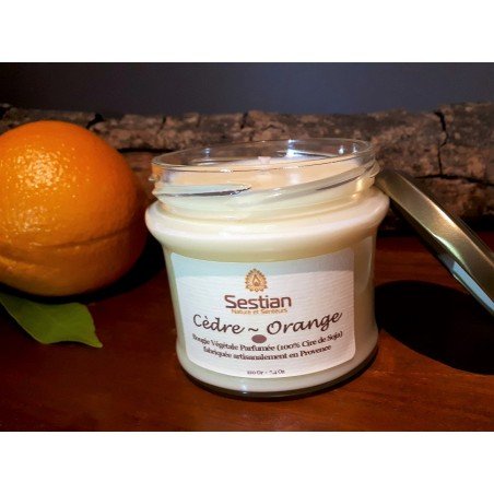 Bougie Parfumée Cèdre Orange 210