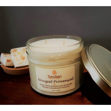 Bougie Parfumée Nougat Provençal  XL 2 mèches