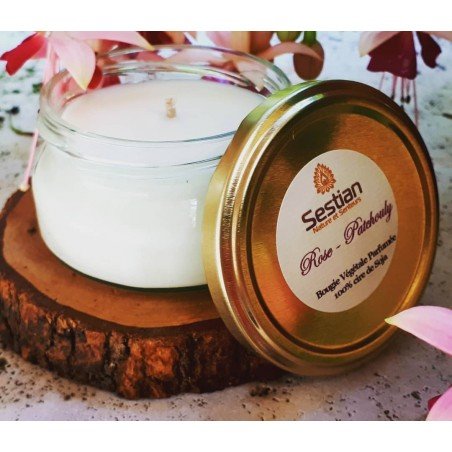 Bougie Parfumée Rose Patchouly 100 gr