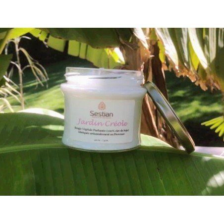 Bougie Naturelle Parfumée Jardin Créole Gamme M