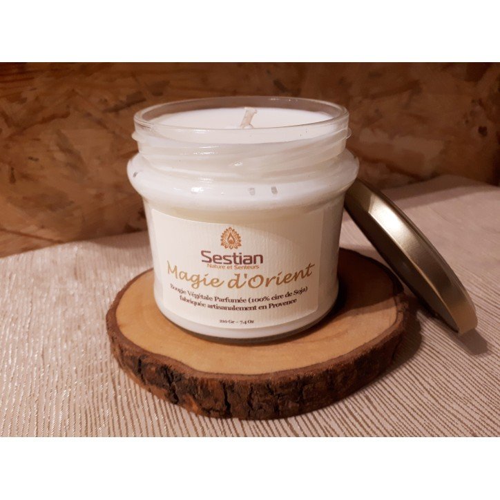 Bougie Naturelle Parfumée Magie d'Orient Gamme M