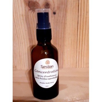 Spray d'ambiance aux Huiles Essentielles "Concentration"