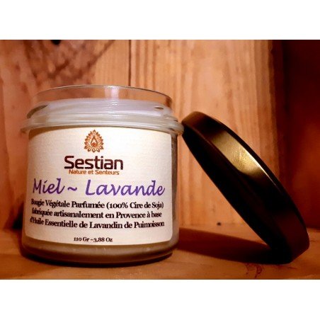 Bougie Parfumée Miel Lavande 110 gr