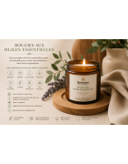 Bougies aux Huiles Essentielles Artisanales – Sestian Nature et Senteurs