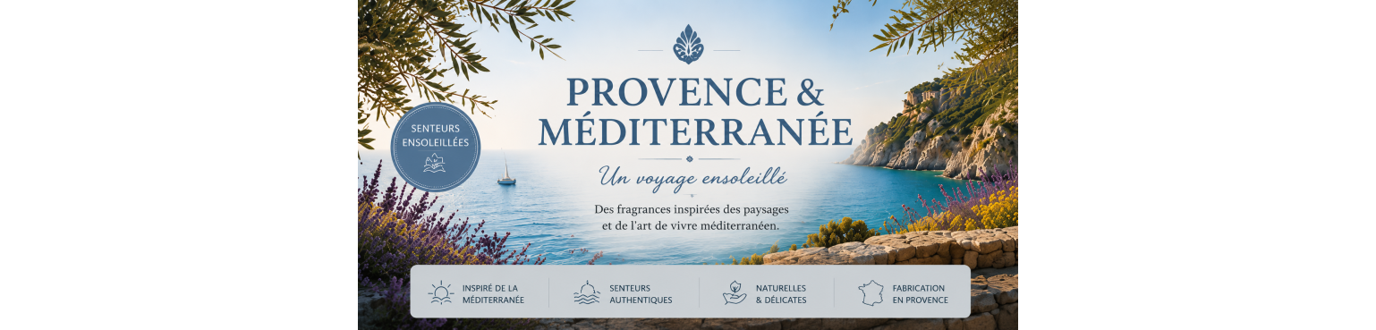 Provence & Méditerranée – Bougies & Parfums Artisanaux – Sestian Nature et Senteurs